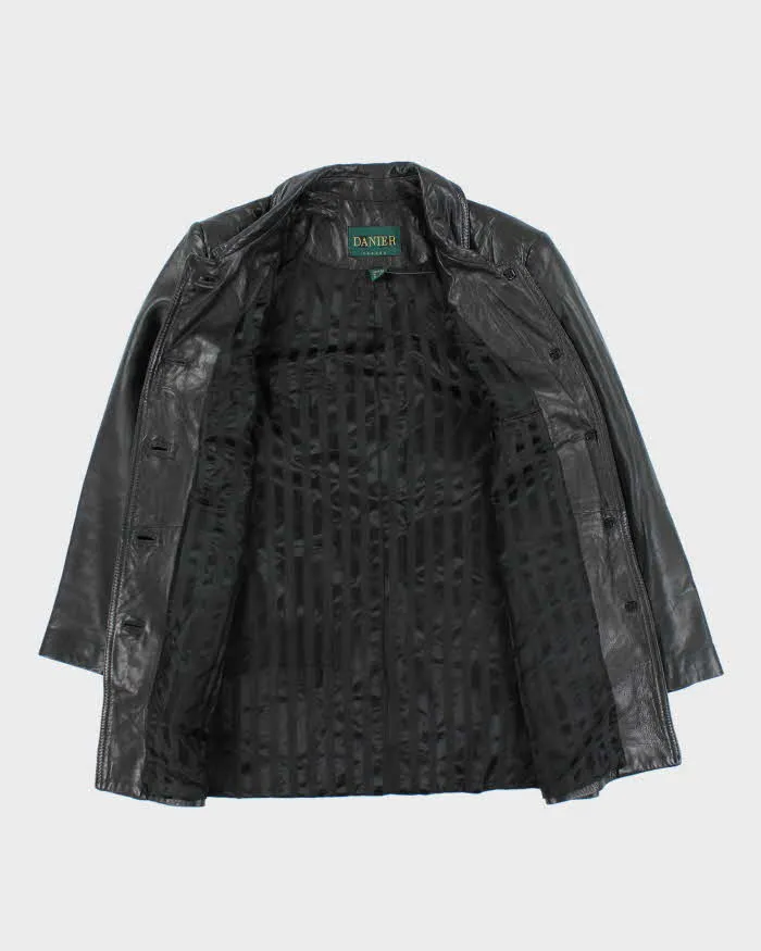 Vintage 2000's Women's Danier Button Up Leather Jacket - S sold by Rokit product image thumbnail 5