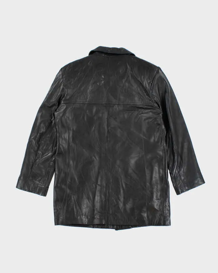 Vintage 2000's Women's Danier Button Up Leather Jacket - S sold by Rokit product image thumbnail 2