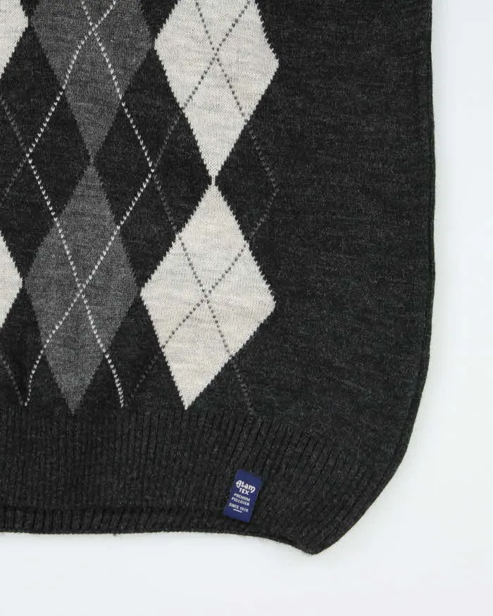 Vintage Atam Wool Argyle Tank Knit - M sold by Rokit product image thumbnail 4