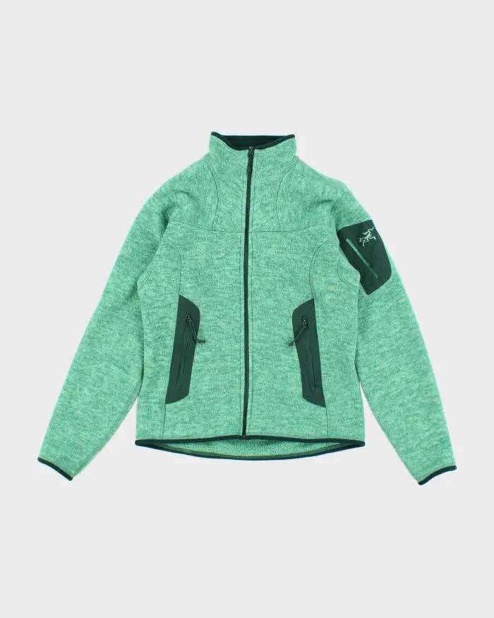 Arc'teryx Green Full-Zip Fleece - S sold by Rokit