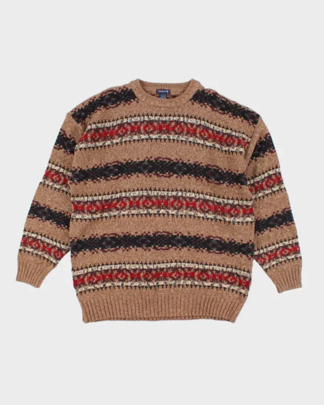 Vintage 90's GANT Textured Oversized Chunky Knit Jumper - XL sold by Rokit