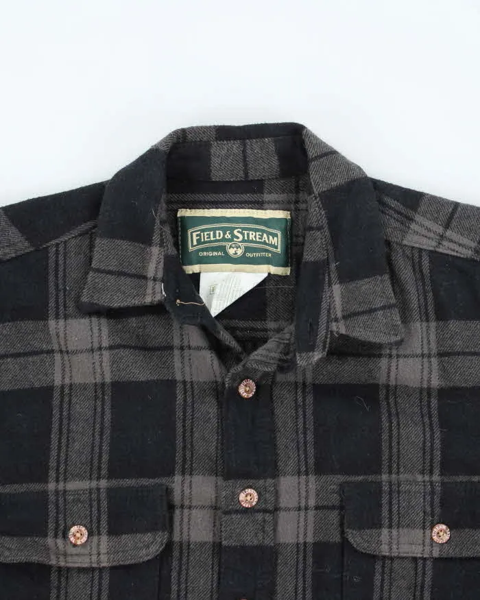 Vintage Field & Stream Heavyweight Shadow Plaid Button Up Flannel Shirt - M sold by Rokit product image thumbnail 3