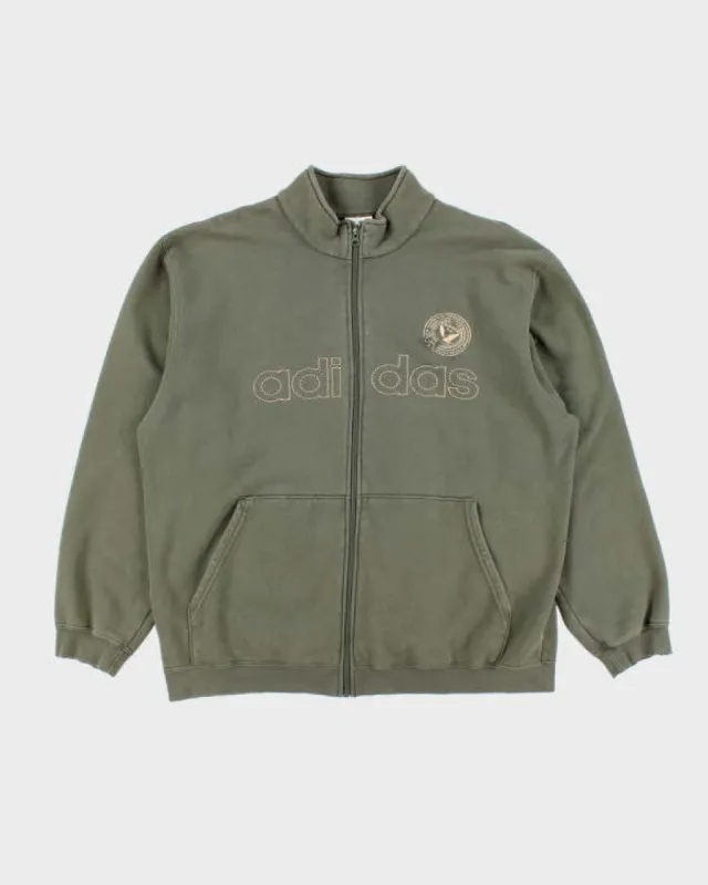 Vintage 2000's Adidas Full Zip Centre Logo Fleece - XL sold by Rokit