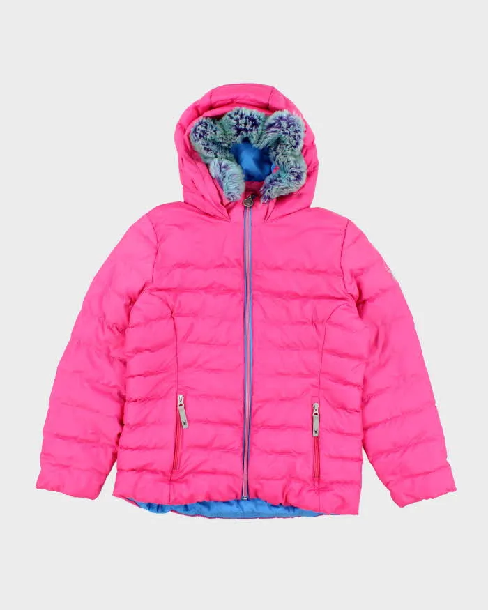 Y2k 00s Spyder Pink Puffer Jacket - S sold by Rokit