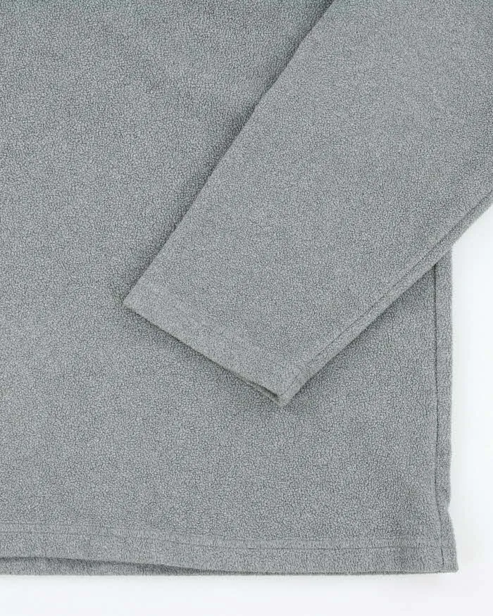 Vintage Tommy Hilfiger Grey Quarter Zip Fleece - XL sold by Rokit product image thumbnail 4