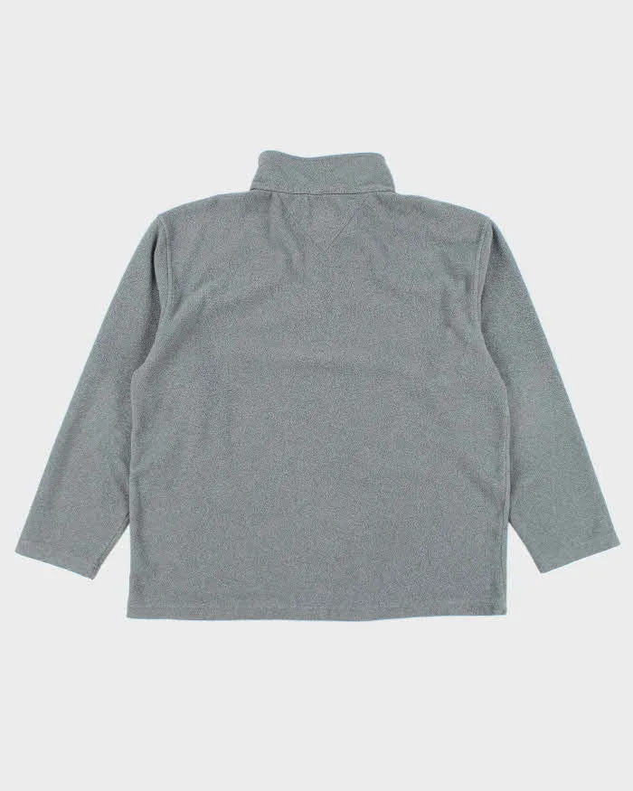 Vintage Tommy Hilfiger Grey Quarter Zip Fleece - XL sold by Rokit product image thumbnail 2