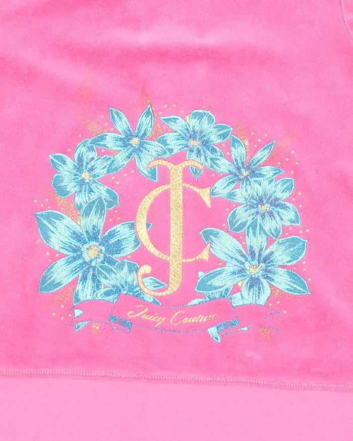 Vintage Y2K Juicy Couture Short Sleeve Zip Up Hoodie - S sold by Rokit product image thumbnail 4