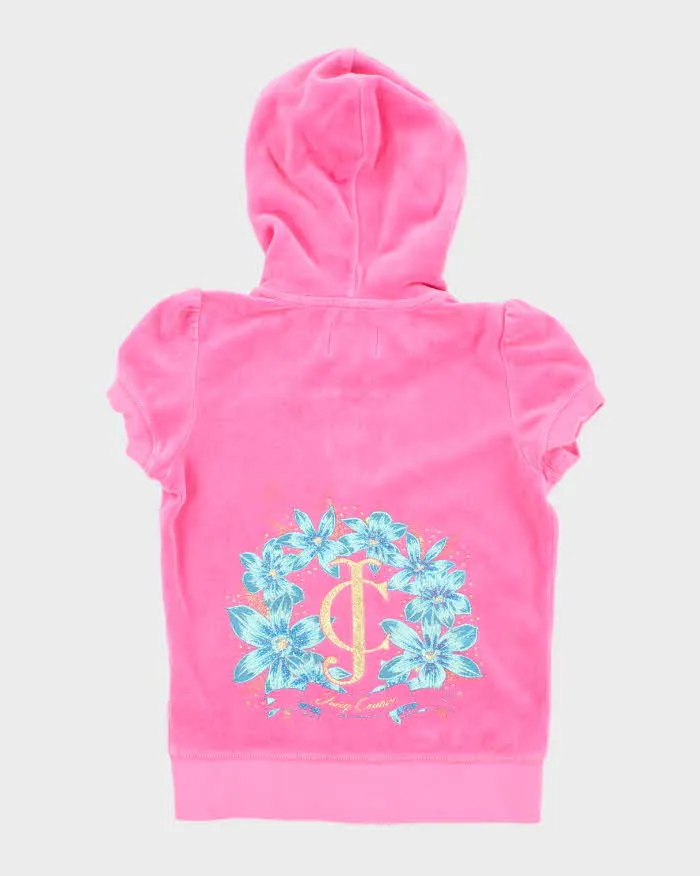 Vintage Y2K Juicy Couture Short Sleeve Zip Up Hoodie - S sold by Rokit product image thumbnail 2