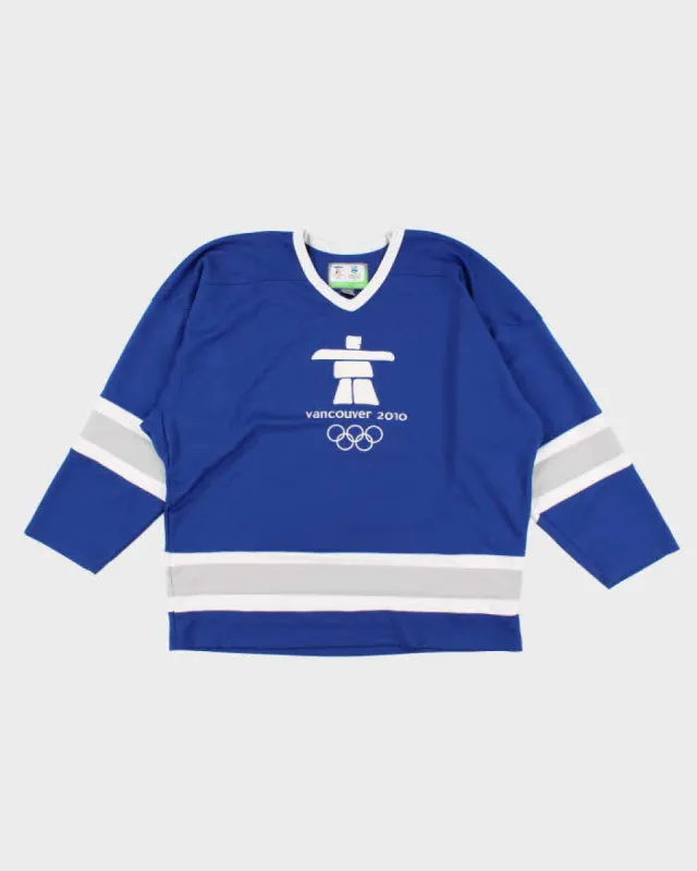Vintage Men's 2010 Vancouver Olympics Blue Jersey - XXL sold by Rokit