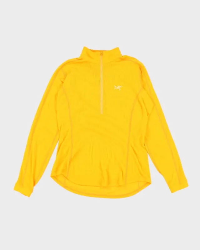 Vintage Women's Arc'teryx Quarter Zip Lightweight Fleece - L made by Arc'teryx