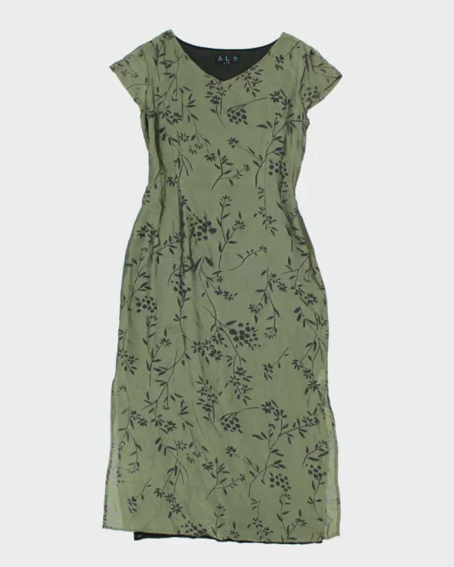 Vintage 90s Alo Floral Dress - S made by Rokit