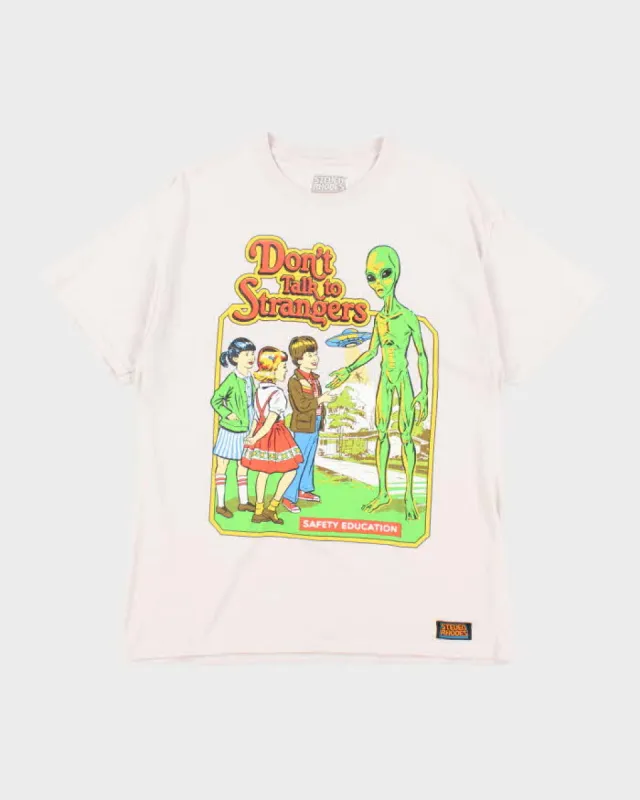 Men's Steven Rhodes Alien Graphic T-Shirt - L sold by Rokit