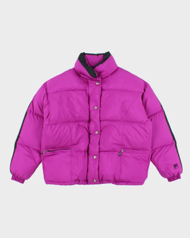 Vintage Y2k 00s Fila Down Ski Puffer Jacket - M sold by Rokit