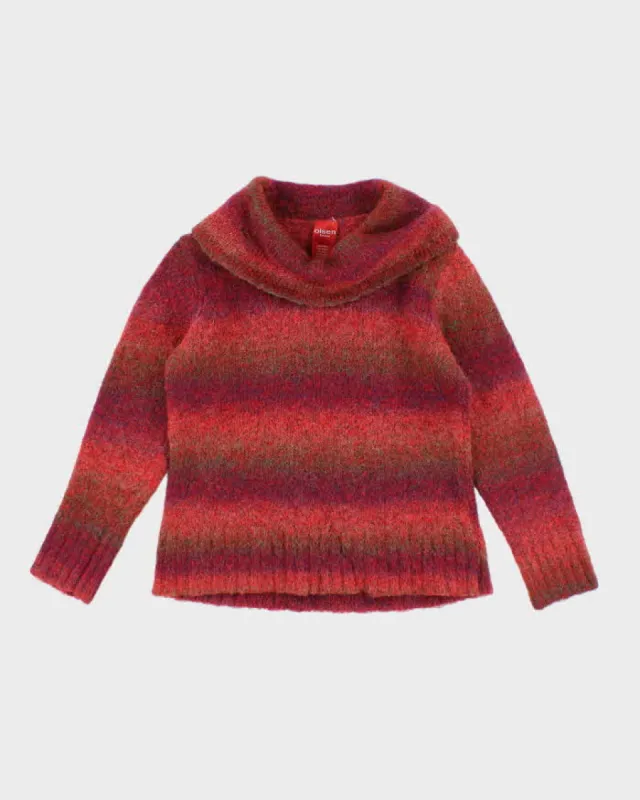 Vintage Women's Y2K Olsen Mohair Blend Chunky Knit Jumper - M sold by Rokit