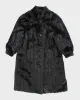 Vintage Image Black Faux Fur Coat - M sold by Rokit