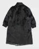 Vintage Image Black Faux Fur Coat - M sold by Rokit
