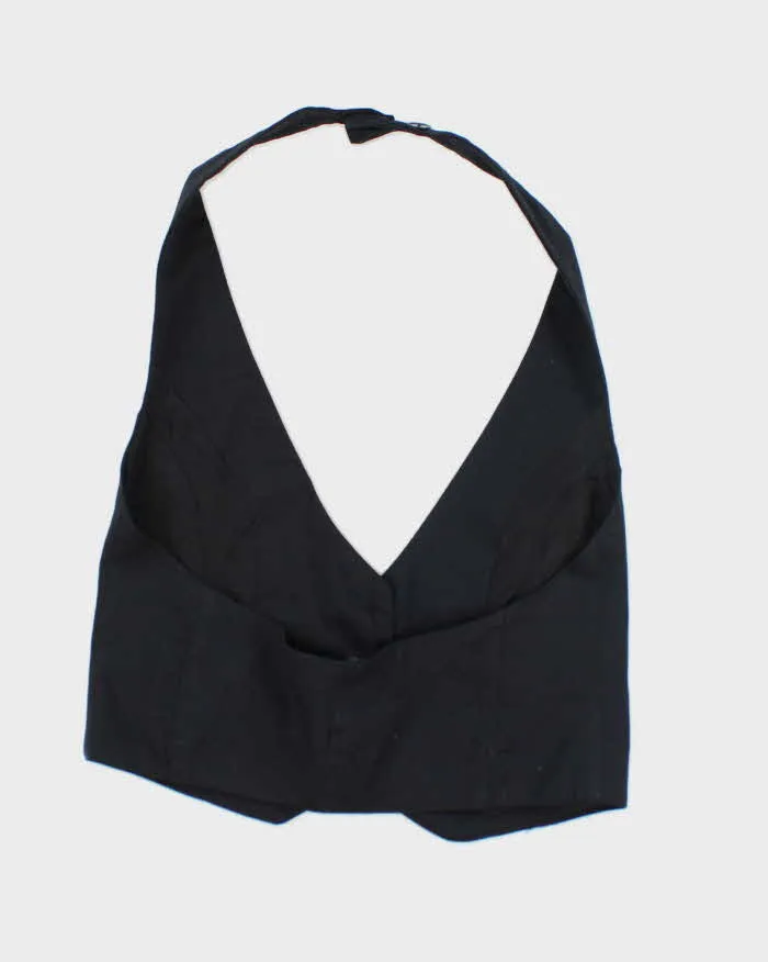 Vintage Y2k 00s Seduction Waistcoat Halter Top - S sold by Rokit product image thumbnail 2