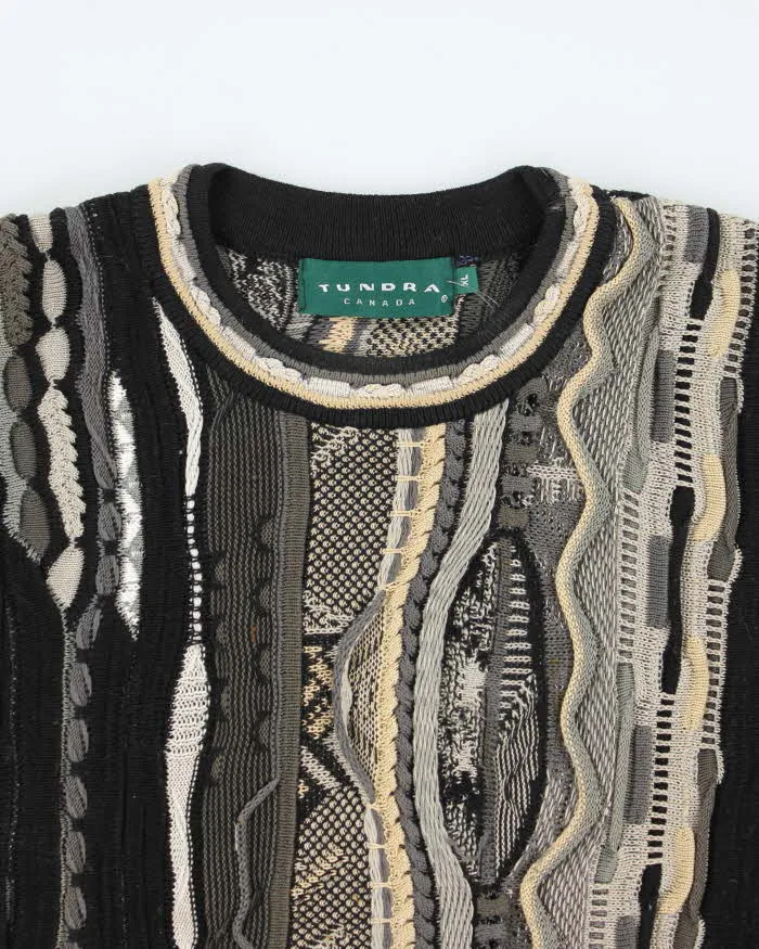 Vintage 80s Tundra Knit Jumper - XL sold by Rokit product image thumbnail 3
