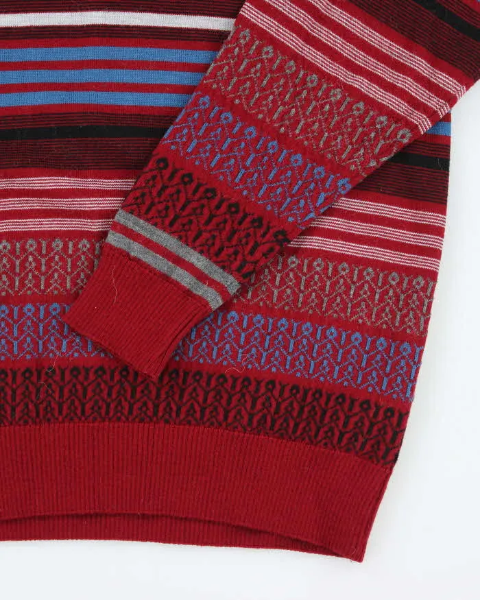 Mens 1990s Pure Wool Monte Carlo V-Neck Jumper - M sold by Rokit product image thumbnail 4