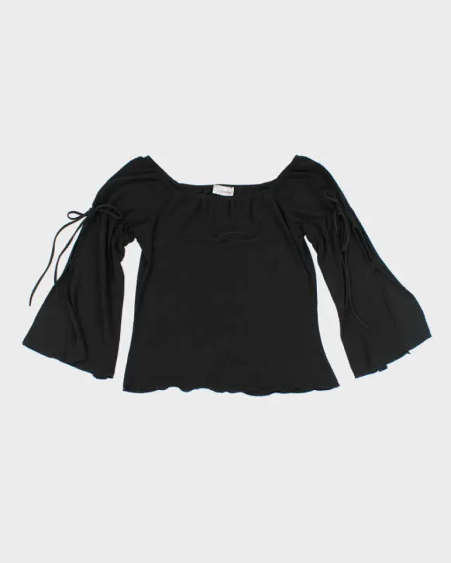 Vintage Y2k 00s Sandrea Black Top - S sold by Rokit