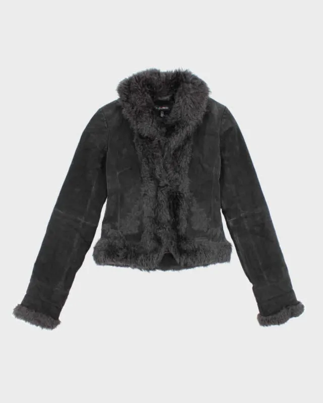 Vintage Y2k 00s Le Chateau Suede Jacket - XS sold by Rokit