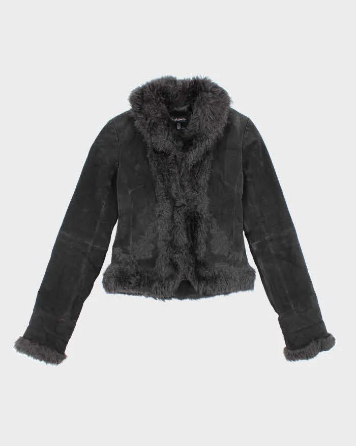 Vintage Y2k 00s Le Chateau Suede Jacket - XS sold by Rokit