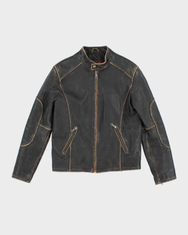 Vintage Danier Brown Leather Jacket - S sold by Rokit