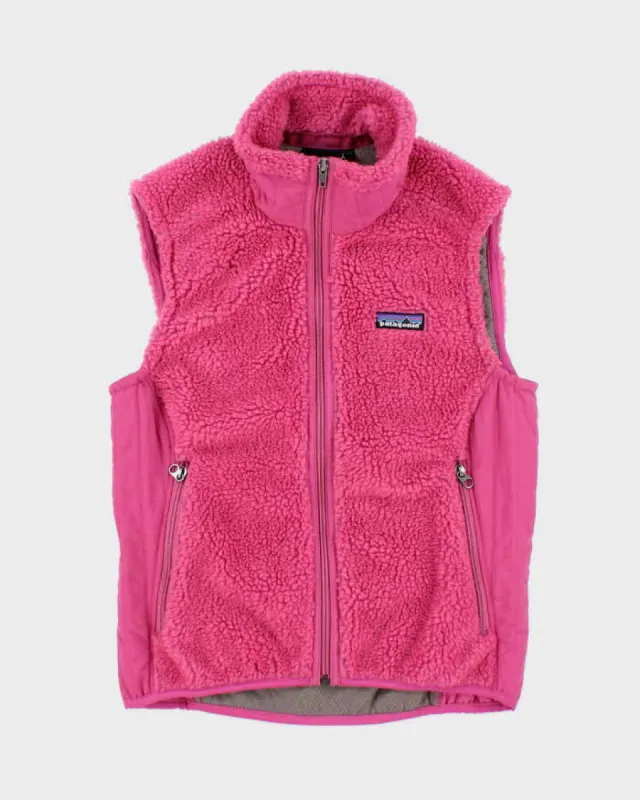 Patagonia Pink Sleeveless Fleece - S sold by Rokit