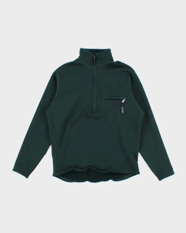 Patagonia Green Full-Zip Fleece - M sold by Rokit