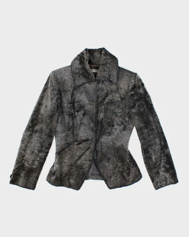 Vintage 80s Emporio Armani Faux Fur Jacket - S sold by Rokit