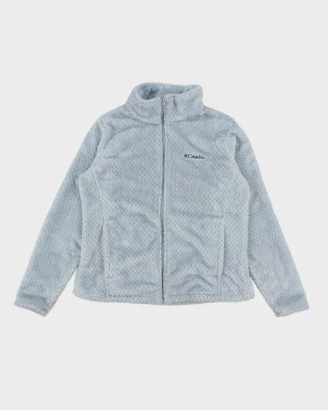 Columbia Blue Teddy Bear Full-Zip Fleece - L sold by Rokit