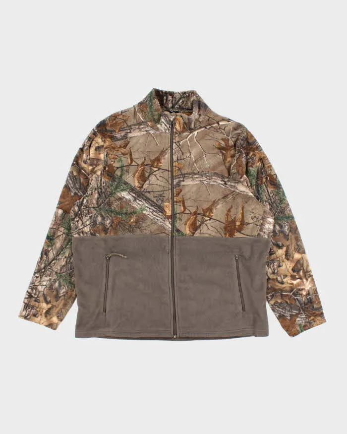 Vintage 2000's Real Tree Camouflage Full Zip Fleece - XXL sold by Rokit
