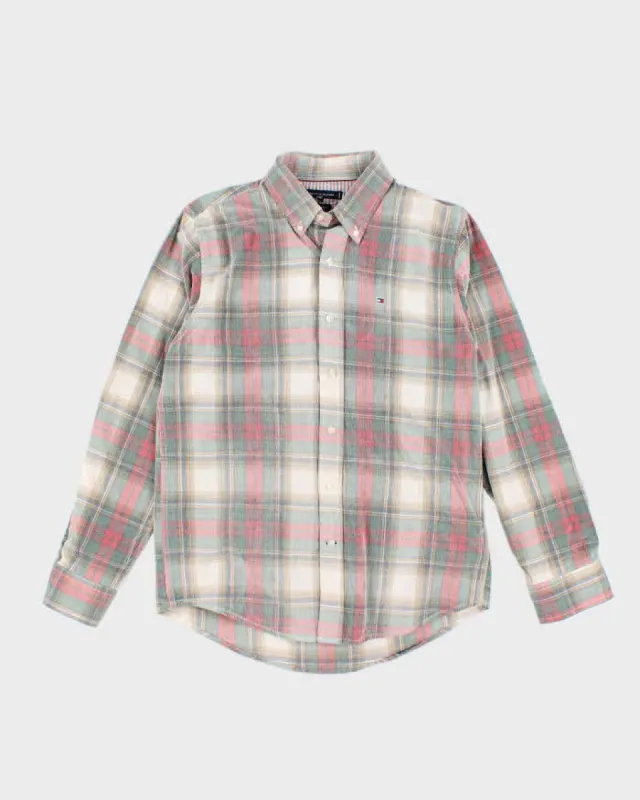 Vintage Tommy Hilfiger Checked Corduroy Shirt - L sold by Rokit