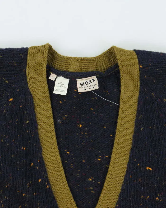 Vintage Mexx Chunky Wool Blend Button Up Cardigan - L sold by Rokit product image thumbnail 3