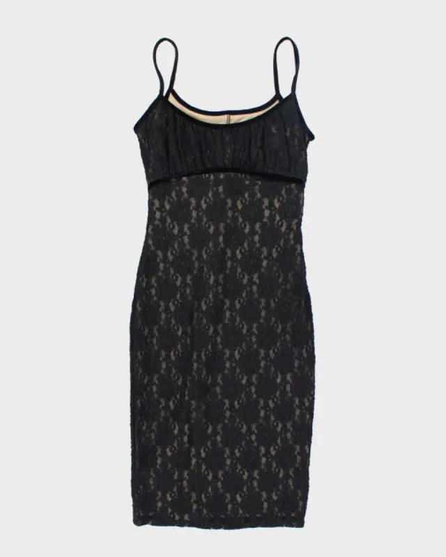 Vintage 90s Exotica Lace Dress - M sold by Rokit