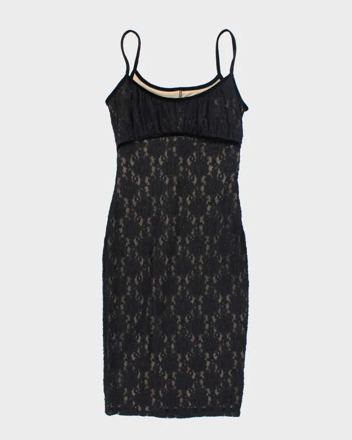 Vintage 90s Exotica Lace Dress - M sold by Rokit