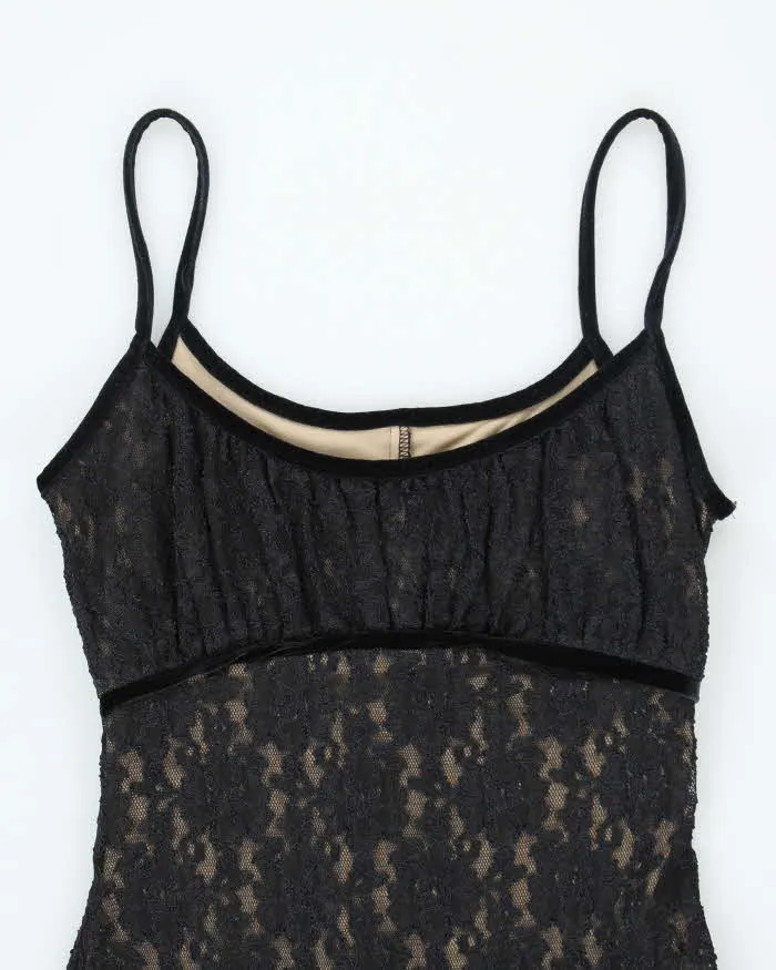 Vintage 90s Exotica Lace Dress - M sold by Rokit product image thumbnail 3