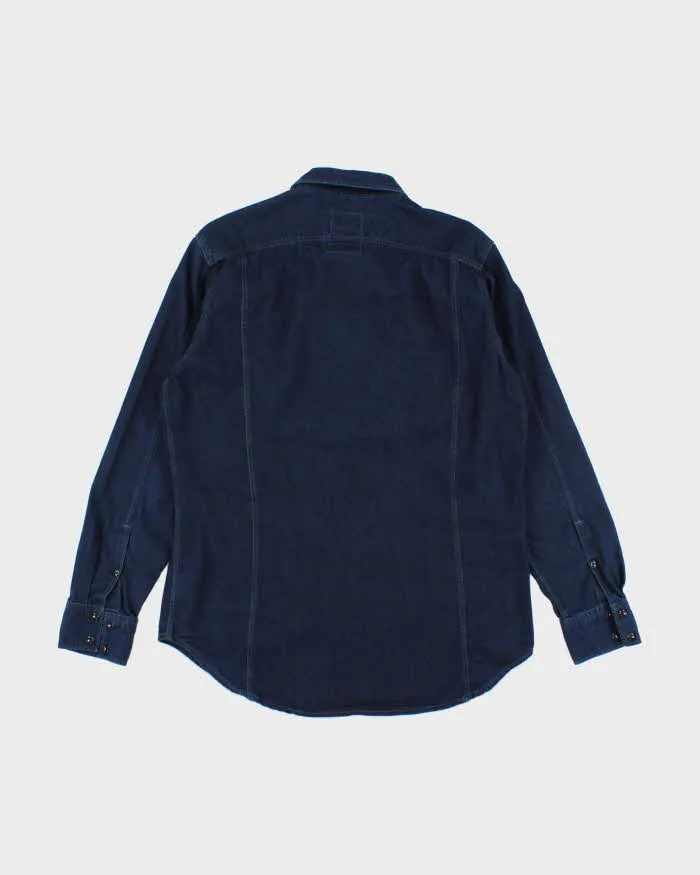 Vintage Y2K G-Star Raw Oversized Dark Wash Denim Shirt - XL sold by Rokit product image thumbnail 2
