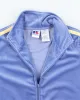 Vintage Y2K Russell Athletic Striped Full Zip Hoodie - L sold by Rokit