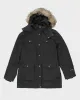 Eddie Bauer Black Hooded Coat - S sold by Rokit