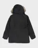 Eddie Bauer Black Hooded Coat - S sold by Rokit