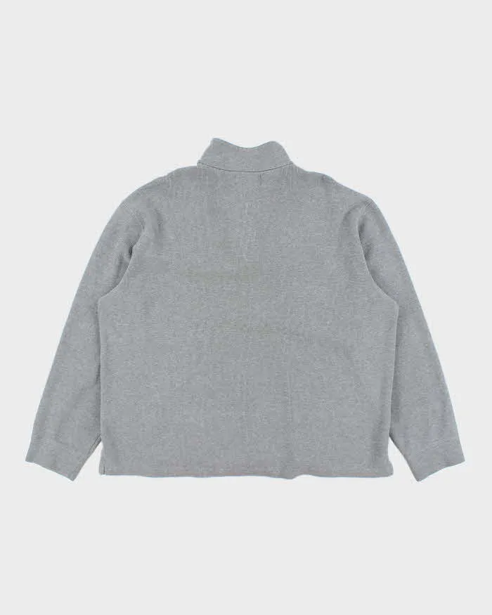 Vintage 2000's Ralph Lauren Small Horse Quarter Zip Fleece - XL sold by Rokit product image thumbnail 2