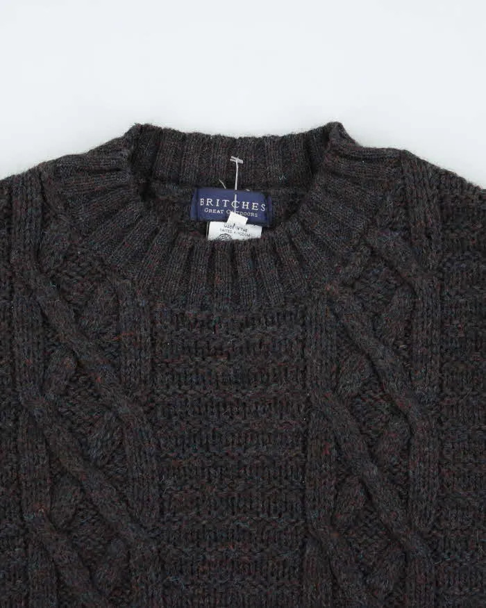 Vintage Britches Chunky Wool Jumper - L sold by Rokit product image thumbnail 3