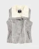 Y2k 00s Guess Faux Suede Gillet - XS sold by Rokit