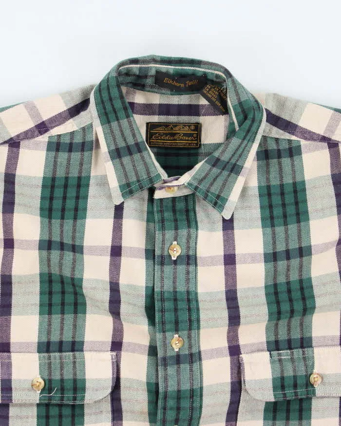 Vintage Eddie Bauer Oversized Flannel Shirt - S sold by Rokit product image thumbnail 3