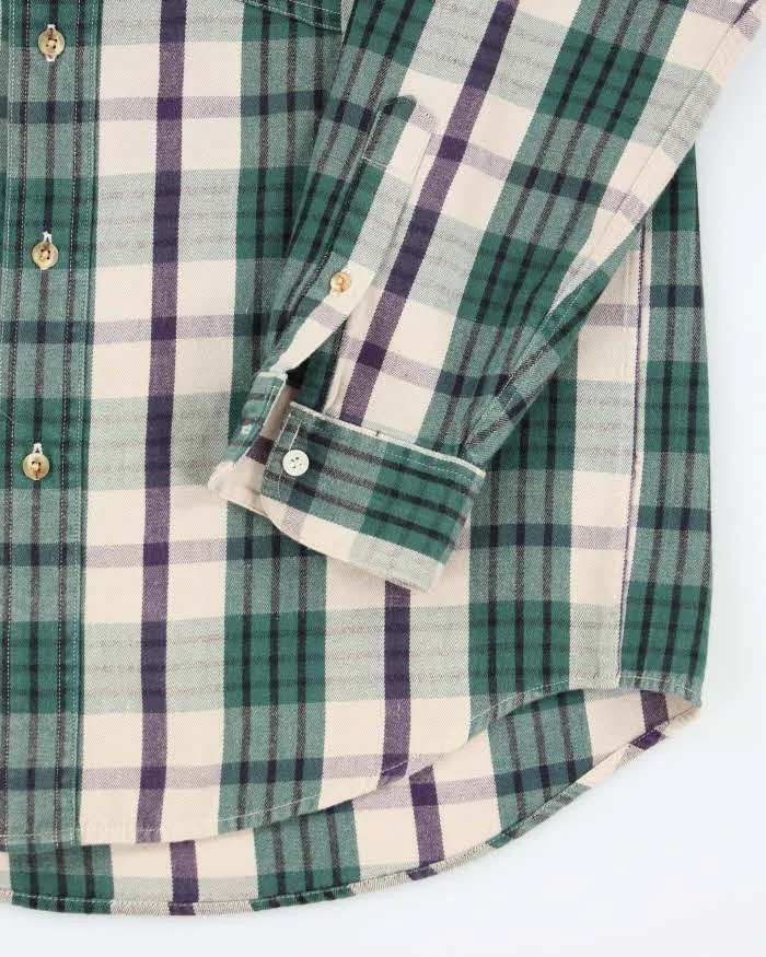 Vintage Eddie Bauer Oversized Flannel Shirt - S sold by Rokit product image thumbnail 4