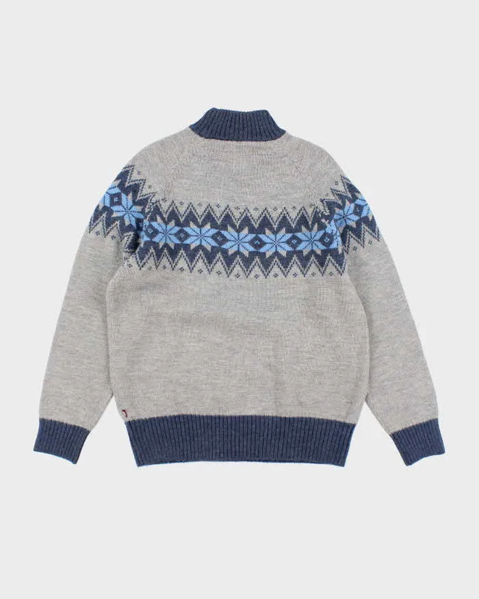 Vintage 2000's R&R Wool Blend Chunky Patterned Knit Jumper - M sold by Rokit product image thumbnail 2