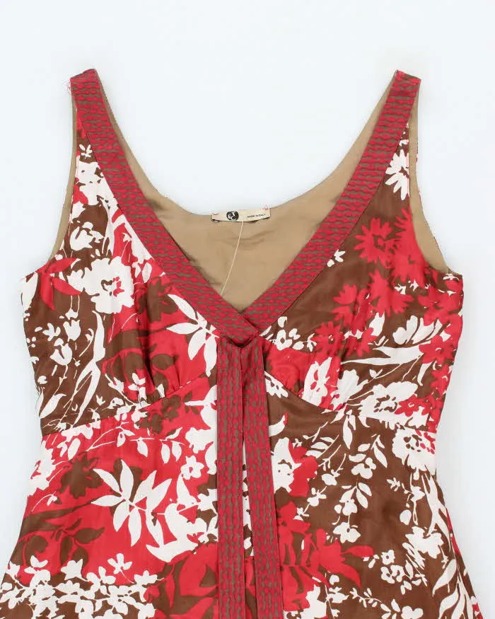 Vintage 00s Ect Silk Floral Maxi Dress - S sold by Rokit product image thumbnail 3