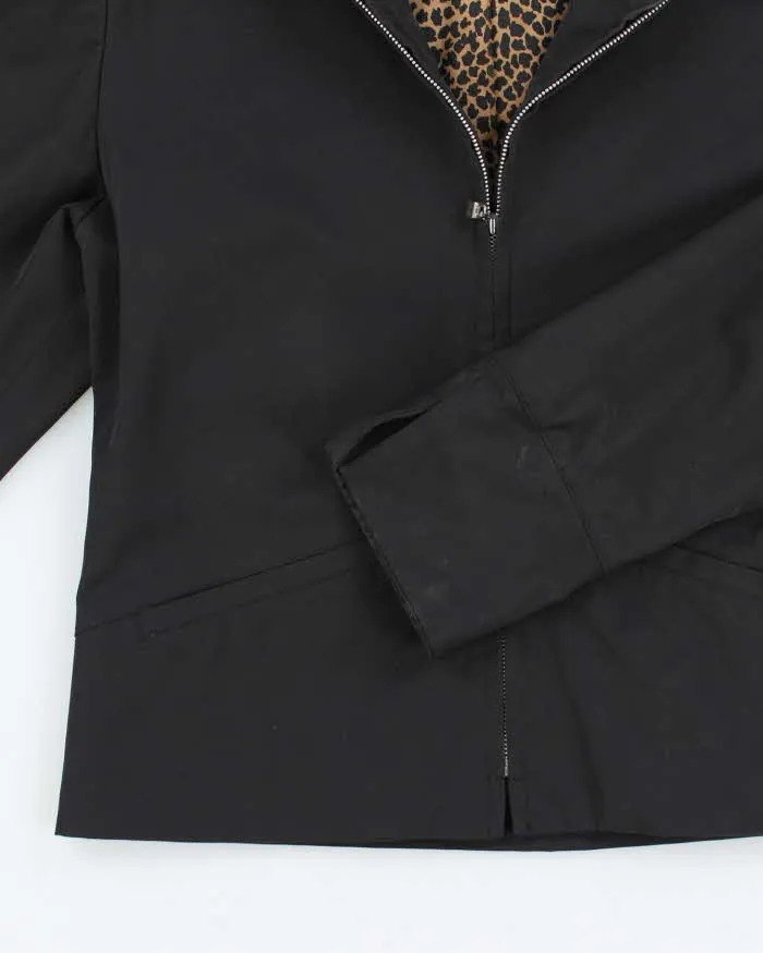 Vintage Y2K Women's French Laundry Zip Up Harrington Jacket - M sold by Rokit product image thumbnail 4