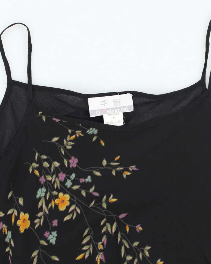 Vintage 90s Silk Floral Cami - S sold by Rokit product image thumbnail 3